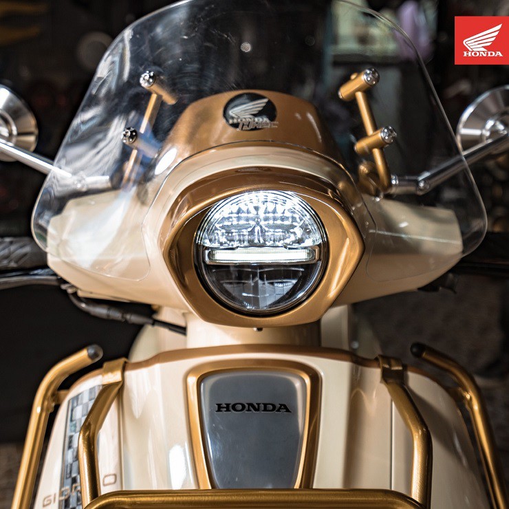 Honda Giorno+ 125 lên bản độ Gold Premium như "lột xác"
