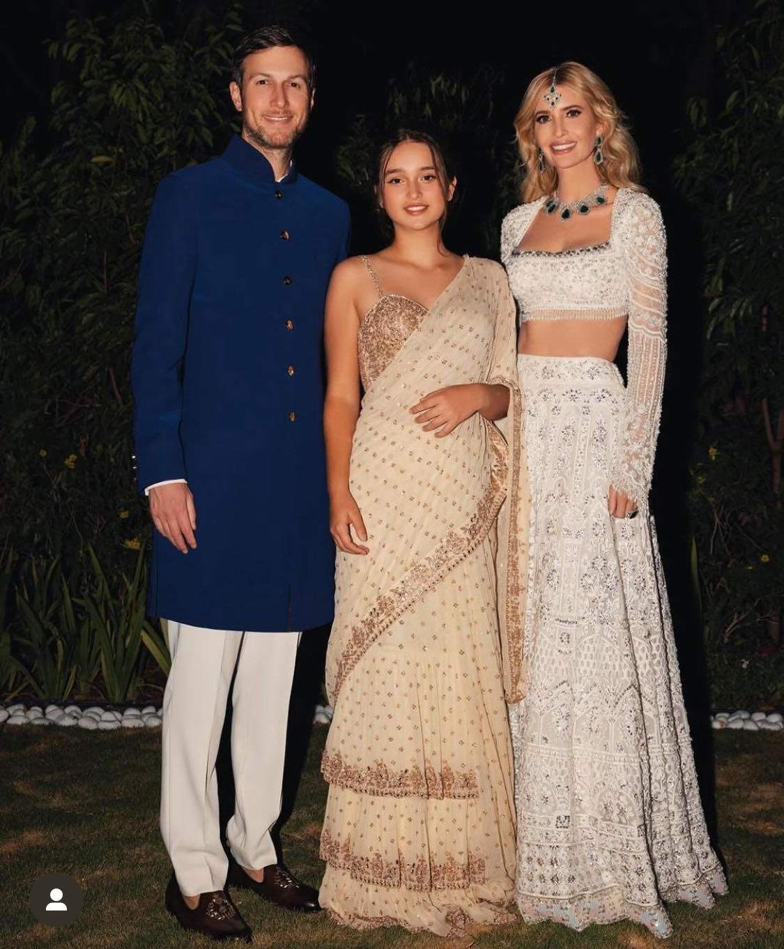 Con gái Donald Trump đẹp như nữ thần, "sáng rực" tại đám cưới con tỷ phú giàu nhất Ấn Độ - 5