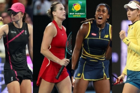 Lịch thi đấu tennis đơn nữ giải Indian Wells 2024 mới nhất