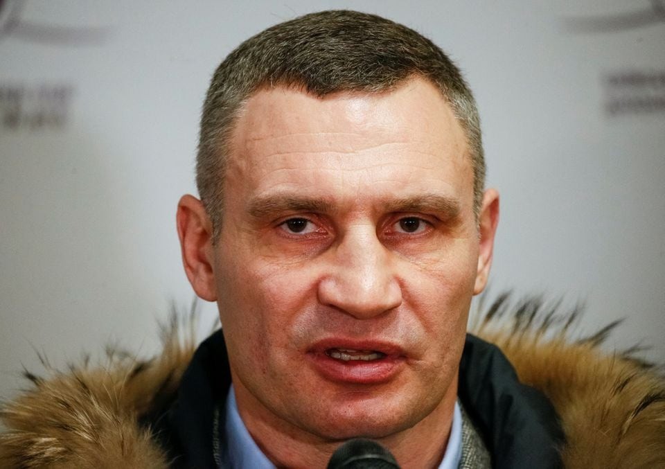 Thị trưởng Kiev Vitaly Klitschko. Ảnh: Reuters