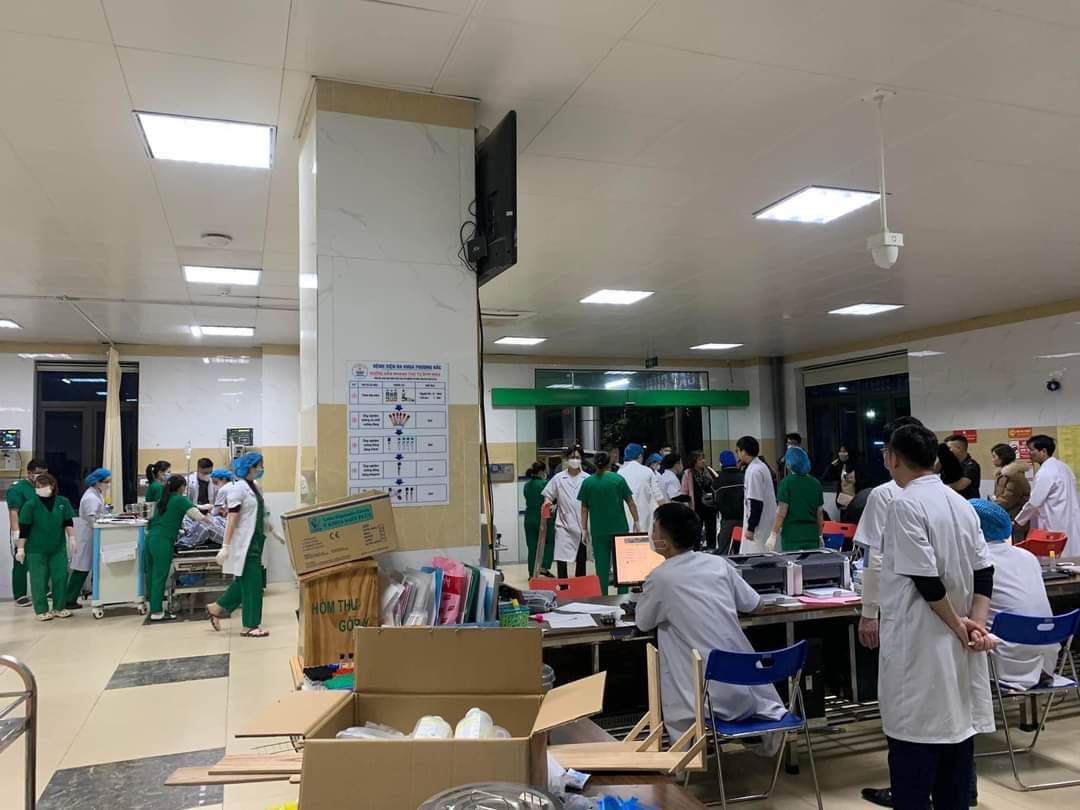 Các nạn nhân bị thương được cấp cứu tại Bệnh viện Đa khoa Phương Bắc và Bệnh viện Đa khoa tỉnh Tuyên Quang.