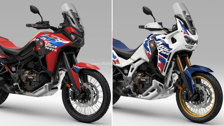 Africa Twin 2024 bản tiêu chuẩn (trái) và bản Adventure Sport ES (Ảnh: Rushlane).&nbsp;