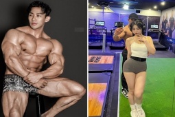 Đàn ông - Nam thần thể hình có tỷ lệ mỡ cực thấp, bạn gái như "tiểu bạch thỏ" thu hút MXH