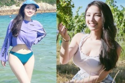 Làm đẹp - Bí quyết để 2 hot girl hái trái cây "hot" trên MXH có làn da trắng mịn, vóc dáng nuột nà