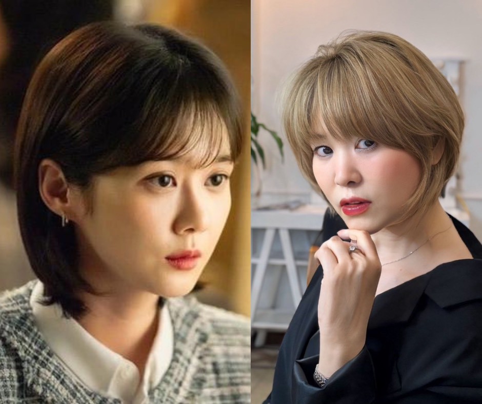 Kiểu tóc Bob của Jang Nara được nhiều người yêu thích&nbsp;khi tháng 3 về