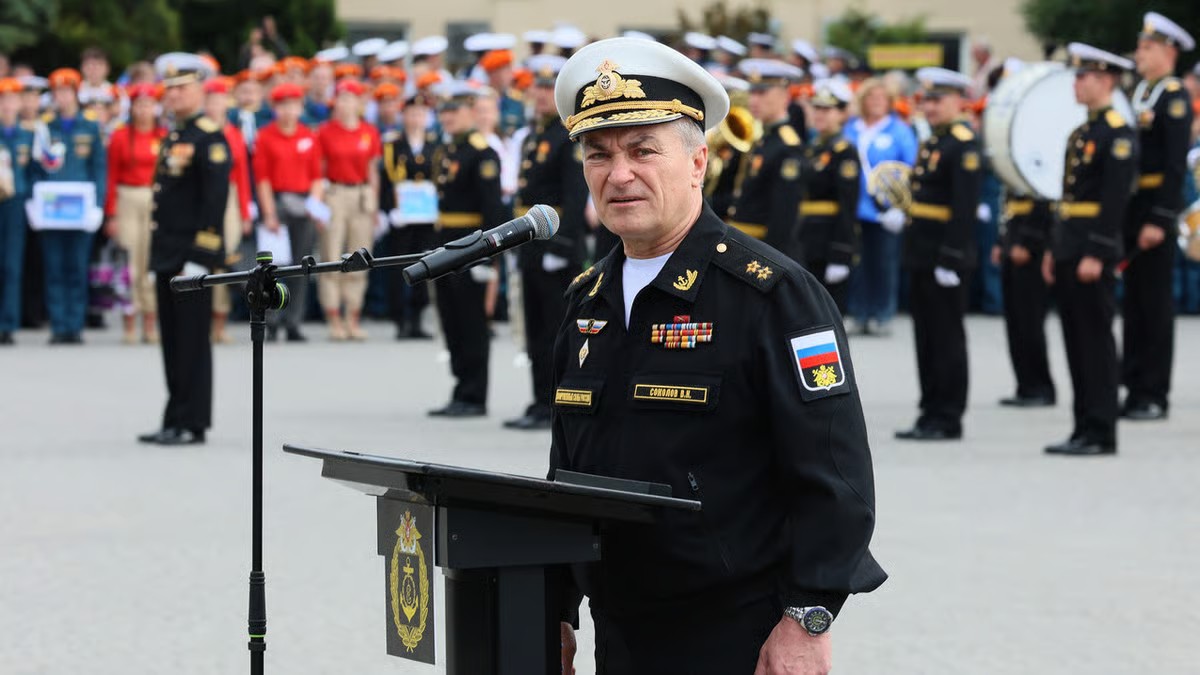Ông Sokolov - chỉ huy Hạm đội Biển Đen Nga (ảnh: CNN)