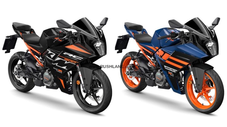 Hai màu mới của KTM RC 200 và RC 125 2024 (Ảnh: Ruslane).