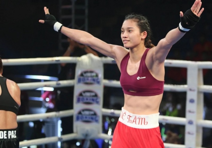 Võ sĩ Nguyễn Thị Tâm (boxing) – một trong những niềm hy vọng của thể thao Hà Nội trong hành trình chinh phục vé dự Olympic 2024.