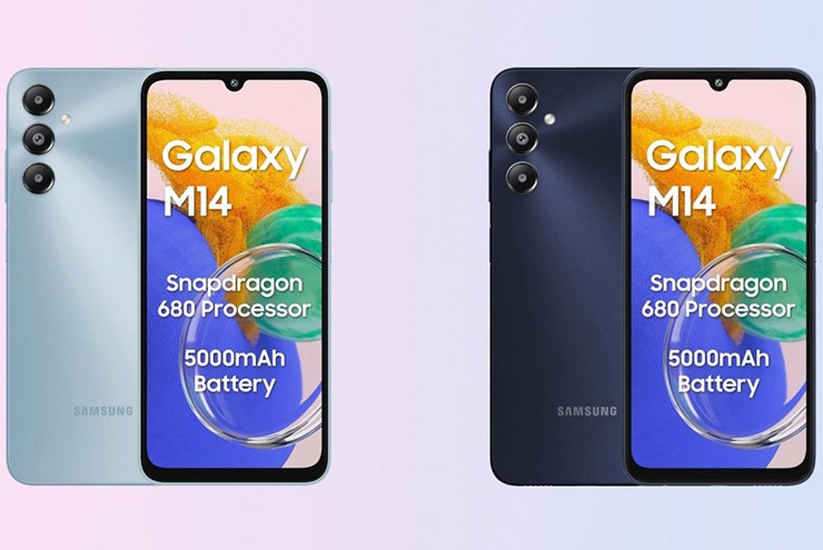 Galaxy M14 4G có hai màu cho người dùng lựa chọn.