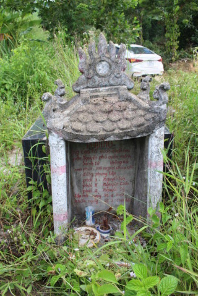 Phần mộ của Ông triệu hổ. Ảnh:&nbsp;Quang Viên