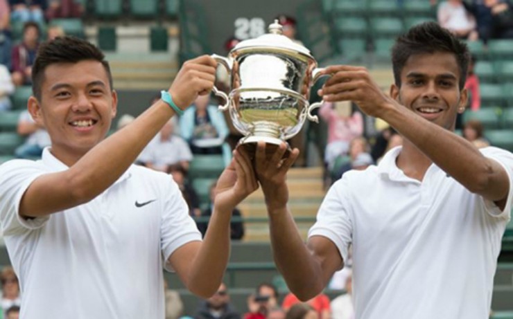 Hoàng Nam và Nagal là đôi bạn thân kể từ sau chức vô địch Wimbledon trẻ 2015