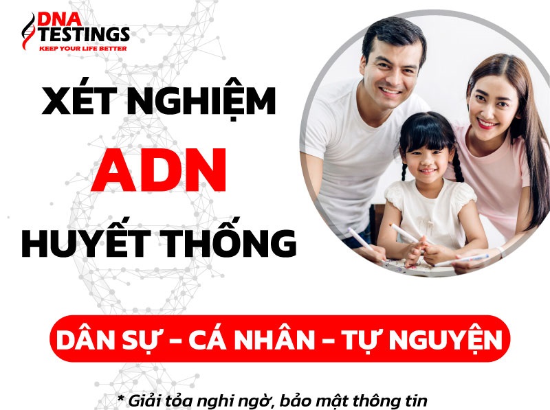 Xét nghiệm ADN huyết thống nhanh chóng, chính xác