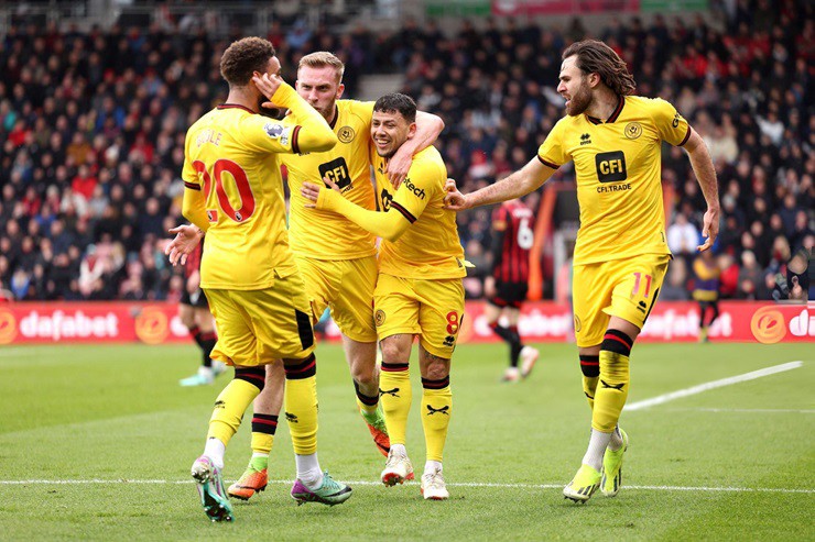 Trực tiếp bóng đá Bournemouth - Sheffield United: Chủ nhà gỡ hòa (Ngoại hạng Anh) (Hết giờ) - 1