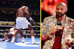Thể thao - Tyson Fury "lặng người" chứng kiến Joshua dễ dàng hạ knock-out Ngannou