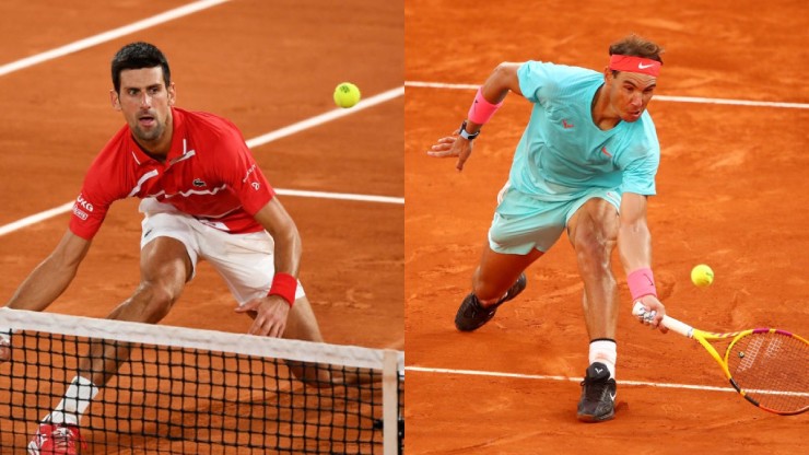 Djokovic (áo đỏ) tin rằng Nadal (áo xanh) sẽ thể hiện những gì là tinh túy nhất tại Roland Garros 2024