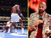 Thể thao - Tyson Fury &quot;lặng người&quot; chứng kiến Joshua dễ dàng hạ knock-out Ngannou