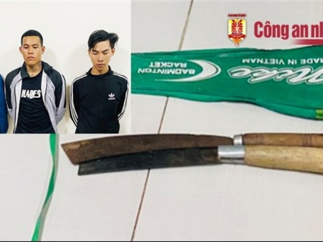 Pháp luật - Nửa đêm, 3 thanh niên mang dao phay diễu phố