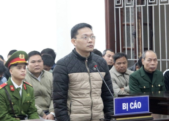 Bị cáo Trịnh Thành Công tại phiên toà.