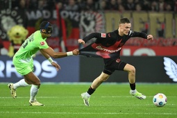 Bóng đá - Video bóng đá Bayer Leverkusen - Wolfsburg: Bước ngoặt thẻ đỏ, xây chắc ngôi đầu (Bundesliga)