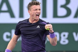 Thể thao - Trực tiếp tennis Indian Wells ngày 5: Lehecka gây sốc trước Rublev, đối thủ tự thua Zverev