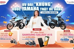 Xe máy - Xe đạp - Ưu đãi “khủng”, mừng lễ lớn - Rước xe Yamaha thật dễ dàng cùng Yamaha Motor Việt Nam