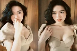 Vợ Đoàn Văn Hậu khẳng định mình có vòng 1 đẹp tự nhiên