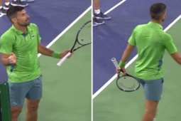 Thể thao - Djokovic bị đối thủ kém 16 tuổi "lừa", ấm ức vì mất break-point