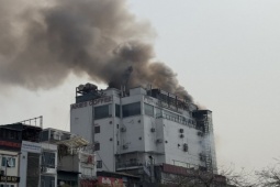 Tin tức trong ngày - Công an Hà Nội thông tin vụ cháy tòa nhà trên phố Ô Chợ Dừa