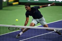 Thể thao - Lão tướng Monfils có phút "lên đồng" ở Indian Wells, đánh đâu cũng đỡ được