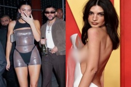 Thời trang - 2 cô gái có "khung cơ thể hoàn hảo nhất hành tinh" mặc phóng khoáng ở tiệc hậu Oscar