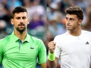 Thể thao - Video tennis Djokovic - Nardi: 3 set căng thẳng, cú sốc lớn xuất hiện (Indian Wells)