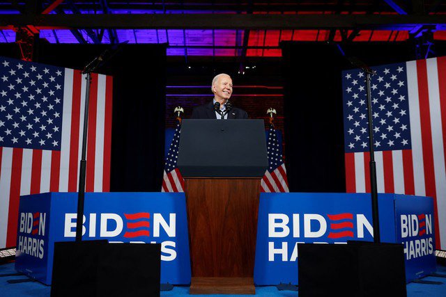 Tổng thống Joe Biden đã đạt đủ số phiếu đại biểu cần thiết để giành đề cử ứng viên tổng thống của Đảng Dân chủ Ảnh: Reuters