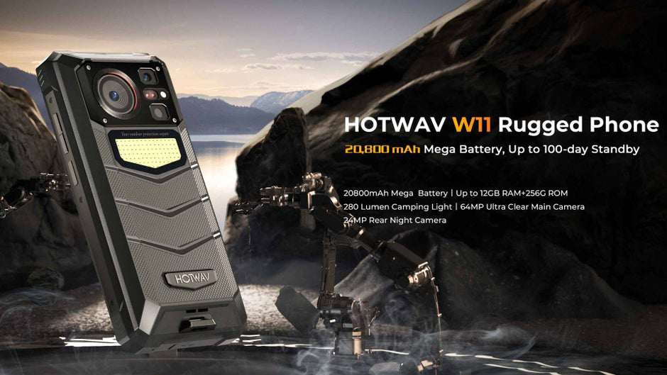 Hotwav W11 có thiết kế siêu bền.