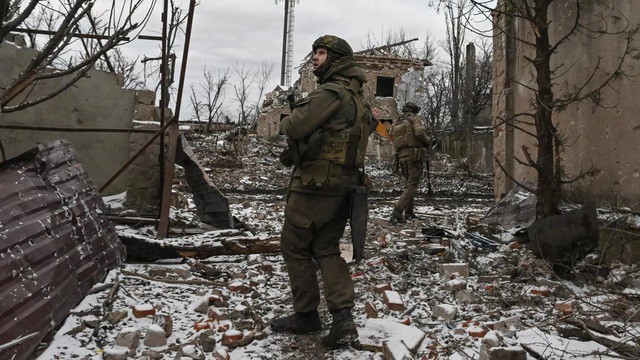 Lực lượng Nga ở Avdiivka -&nbsp; Ukraine. Ảnh: Sputnik