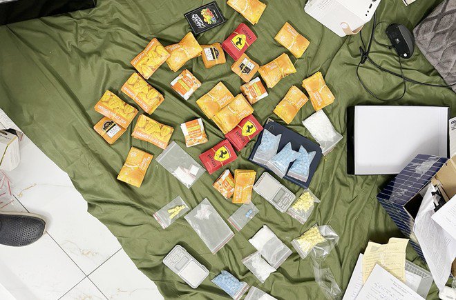 Một phần tang vật vụ án thu giữ trong "kho hàng"