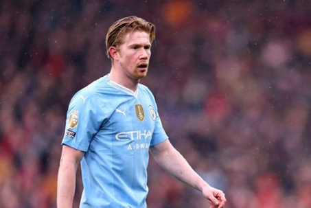 Man City đón tin dữ: De Bruyne chấn thương, có kịp đá trận đại chiến Arsenal?