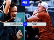 Thể thao - Trực tiếp tennis Medvedev - Rune: Medvedev chốt hạ trận đấu (Indian Wells) (Kết thúc)