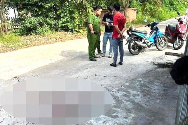 Hiện trường vụ người chồng dùng hung khí đâm vợ xảy ra trên địa bàn xã Quảng Long, huyện Hải Hà vào ngày 15/10/2023.