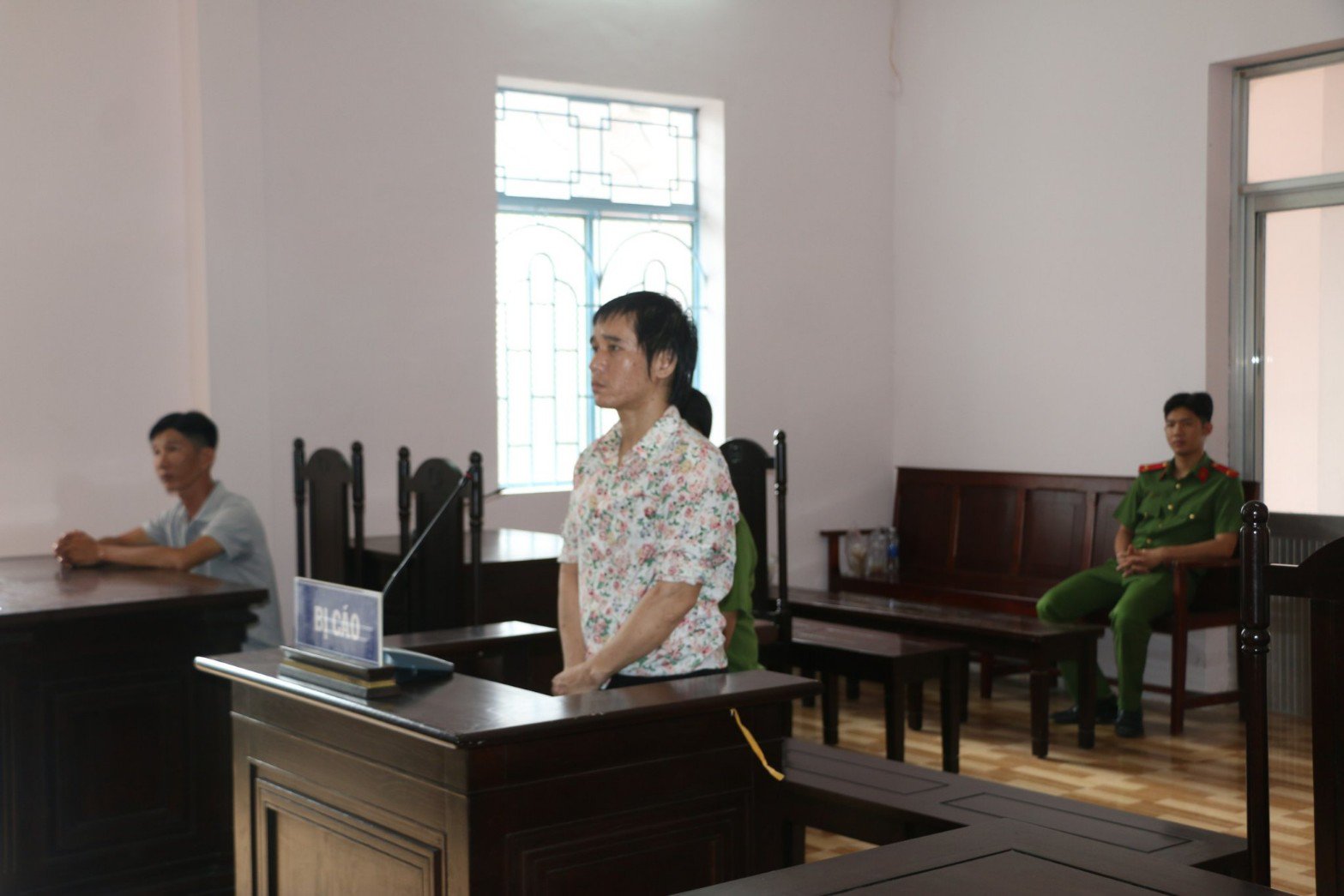 Nguyễn Trọng Thịnh tại phiên xét xử. Ảnh:&nbsp;Tuấn Kiệt