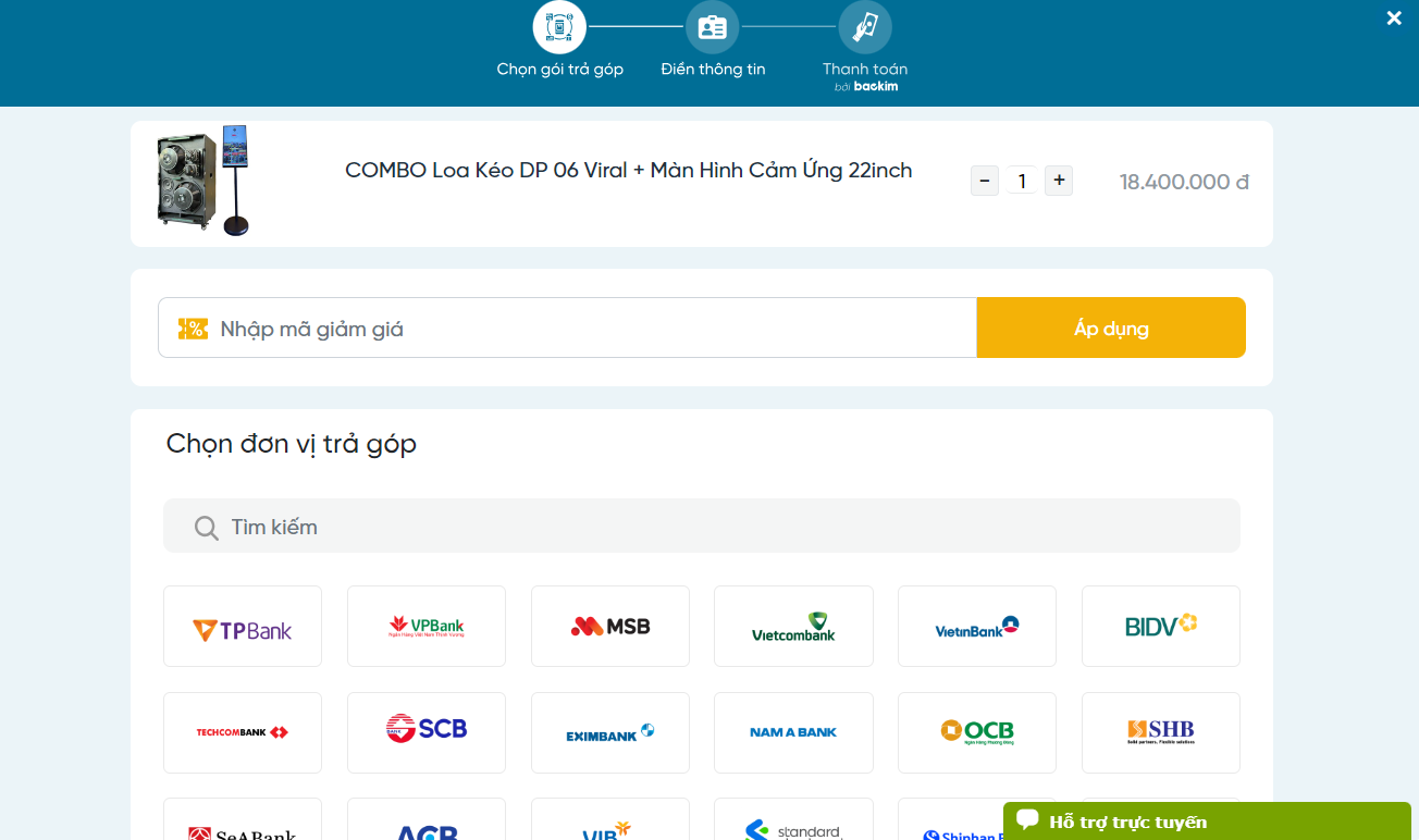 Nhiều ngân hàng đang hỗ trợ cho vay trả góp qua thẻ