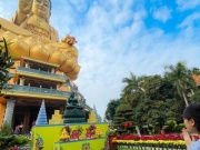 Du lịch - Cận cảnh tượng Phật cao 72 m ở Hà Nội