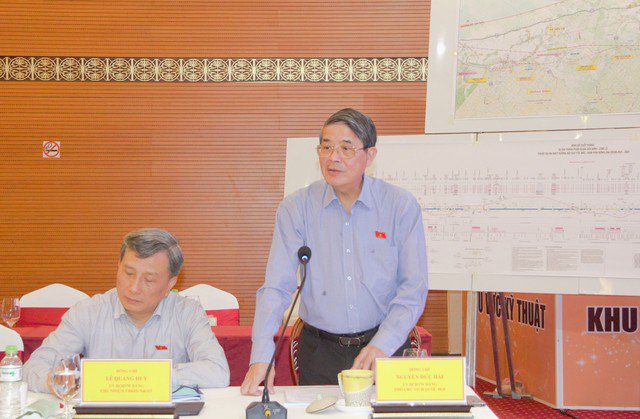 Phó Chủ tịch Quốc hội Nguyễn Đức Hải phát biểu tại buổi làm việc