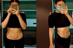 Làm đẹp - Cách tạo múi bụng socola của người đẹp Việt có "đôi chân cầu thủ"