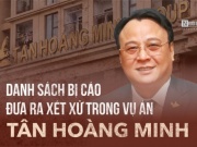 Tin tức trong ngày - [Info] Danh sách bị cáo đưa ra xét xử trong vụ án Tân Hoàng Minh