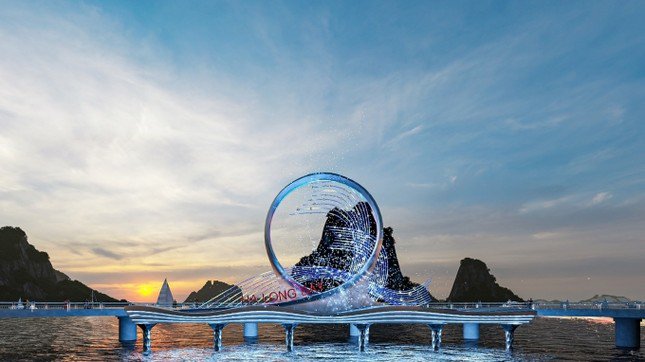 "Bình minh trên vịnh" là tên của phương án thiết kế thứ hai.