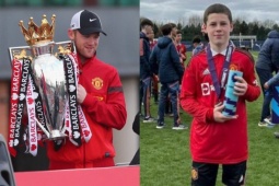 Bóng đá - Con trai Rooney lập hat-trick &amp; 2 kiến tạo, fan MU mong chờ "Gã Shrek đệ nhị"