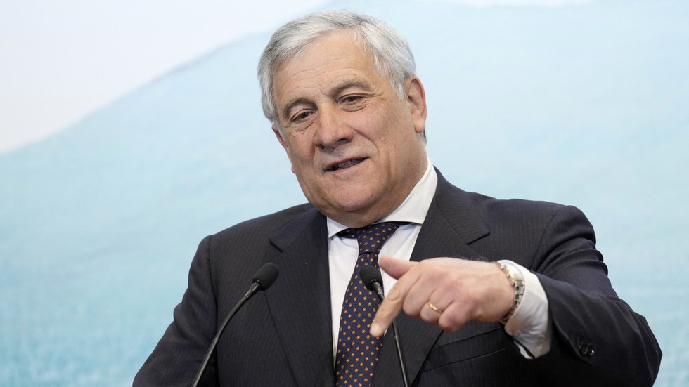 Ngoại trưởng Italia Antonio Tajani. Ảnh: AFP