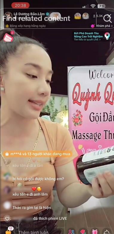 Thực hư Lê Dương Bảo Lâm và vợ mở tiệm massage gội đầu - 5