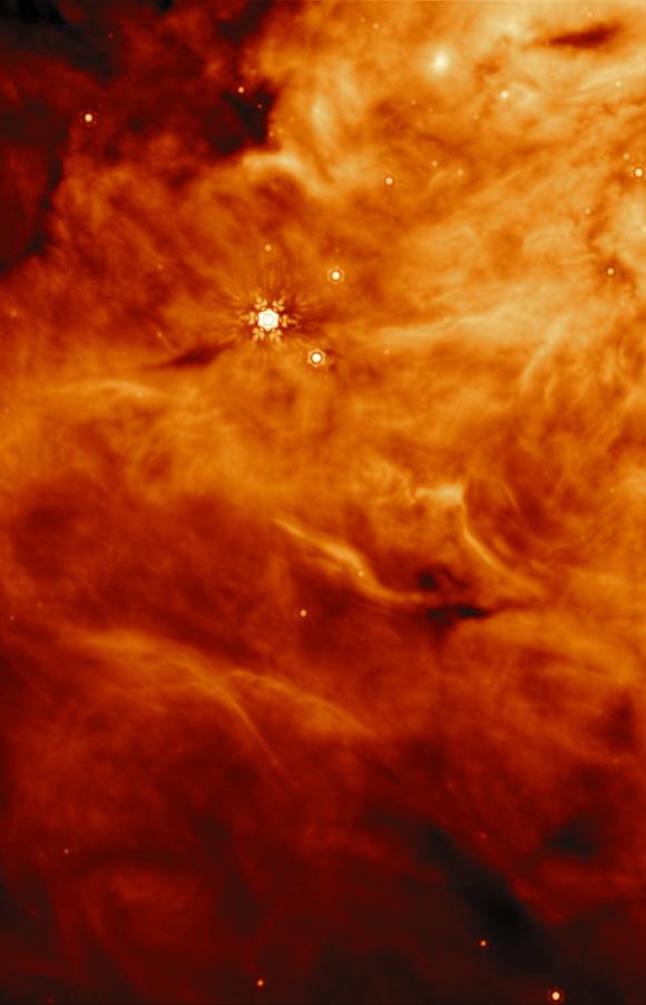 Hình ảnh James Webb cho thấy các tiền sao - Ảnh: NASA/ESA/CSA