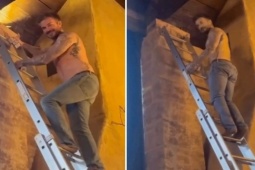 Đàn ông - Beckham "gây sốt" khi giàu sụ vẫn làm thợ sửa điện, cởi áo lộ body "đốt mắt"